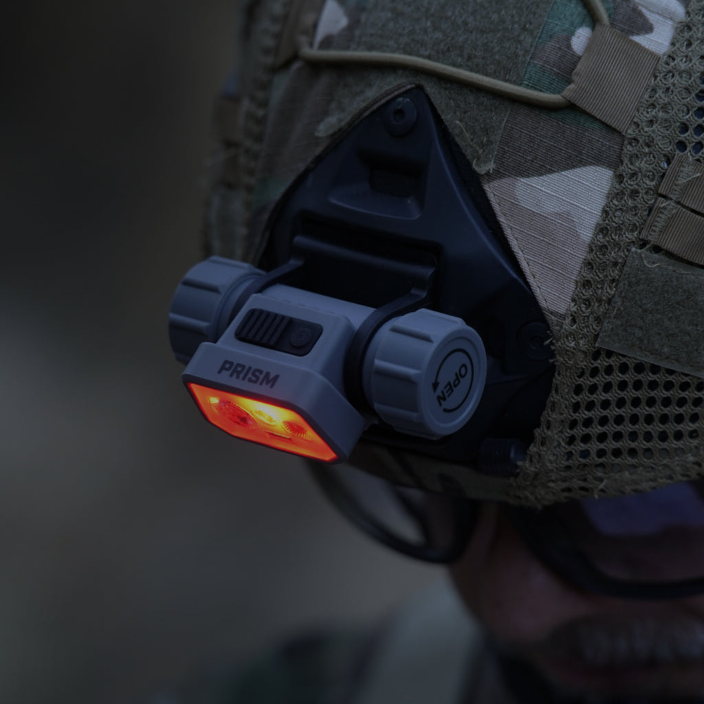 Mactronic Prism THL0141 – Taktische Stirnlampe mit NVG-Halterung und RGB, 650 lm, IPX7