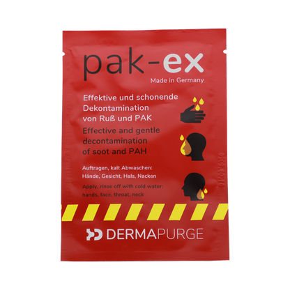 pak-ex Die Nr. 1 gegen krebserregende PAK auf der Haut - pak-ex 15ml Sachets Portionsdosis